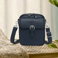 thumbnail image 4 of Crossbody Bag Sculpture Crossbody Bag Enjoy Life Crossbody Bag Women'S Crossbody Bag - Vintage Large Capacity Messenger Bag Dark Blue, Cosmetic Bag, Back to School, Wedding, Christmas,Season, Anniv, 4 of 5