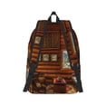 thumbnail image 7 of Easygd Log Cabin Inside Canvas Backpack: Stylish, Lightweight, and Versatile with Large Capacity and Adjustable Straps –, 7 of 7