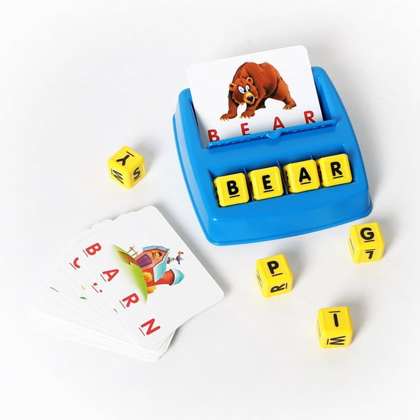 JM Juguetes educativos para niños de 3 a 45 años, juegos de combinación de letras para niños de 4 a 8 años, juguetes de aprendizaje ABC preescolar para niños de 3 a 6 años, regalos de cumpleaños de Navidad para niños de 2 a 4 años JM JM