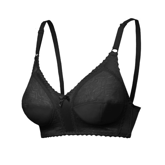 FashionOutfit Women's Wireless No Padded Lace Nursing Bras