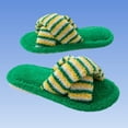thumbnail image 5 of Agkizg Womens Fuzzy Slippers, House Slippers, Multi Size Fuzzy Lined House Slippers Warm Plushes Comfortable Casual Indoor Winter Slippers, 5 of 6