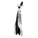 thumbnail image 4 of Cintas para empuñaduras de manillar de motocicleta genéricas, accesorios para colgar en el manillar. negro blanco, 4 of 7