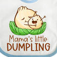 thumbnail image 4 of Inktastic Mama's Little Dumpling Boys or Girls Baby Bib, 4 of 4