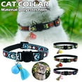 thumbnail image 2 of Collar ajustable con cascabel para gato, con hermosos diseños tribales, para perro y gato, F3Q5, 2 of 8
