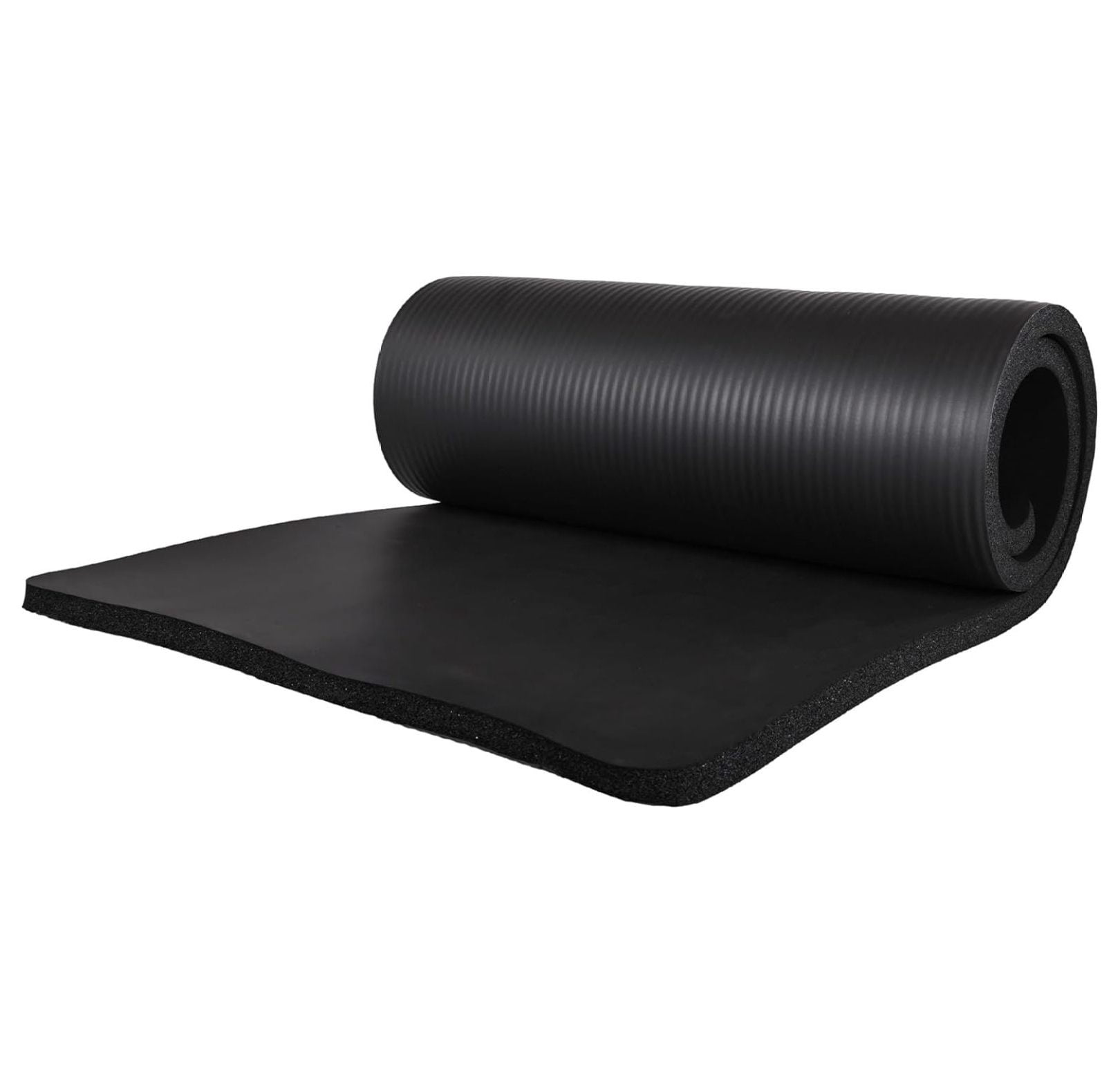 Yoga Mat with Knee Pad - 71x24 Inch Extra Thick Non-Slip Mat for Yoga, Pilates & Fitness - Includes Carrying Strap & Cushion - Home, Studio, Gym