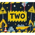 thumbnail image 4 of Construction Themed Yellow Sign Two Banner Backdrop Decor for Party Photography Props Kids Birthday Celebrations Decorations, 4 of 8