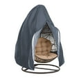 thumbnail image 2 of Hanging Egg Chair Cover Outdoor Patio Courtyard Swing Chair Waterproof UV Proof Dustproof Rain Cover, Grey, 2 of 8