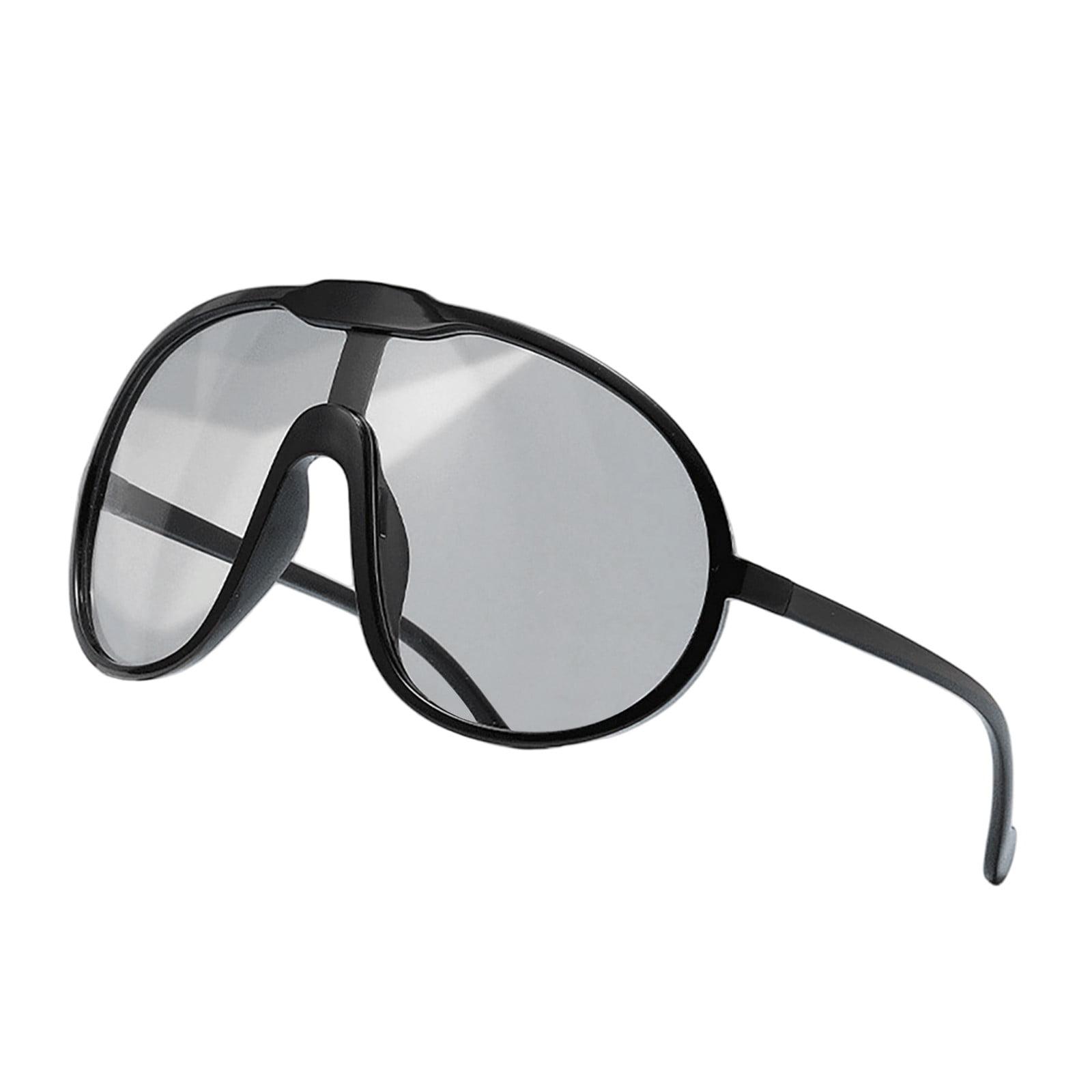Unisex Oversized Shield Sunglasses - PC Material, 400 UV  display picture 1