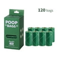 thumbnail image 2 of 120-Pack Biodegradable Dog Waste Bags - Extra Thick Pet Cleanup Kit, Poop Bags, 9x13 Inch Leak-Proof Cornstarch Material, for Dog Walking/Litter Box, Eco-Friendly Disposal System, Green, 2 of 6