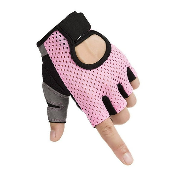 TELOLY Workout Gloves Wind-Resistant Workout Gloves Women Winter Essential Weight Lifting Gloves for Women Adjustable Fit Pink
