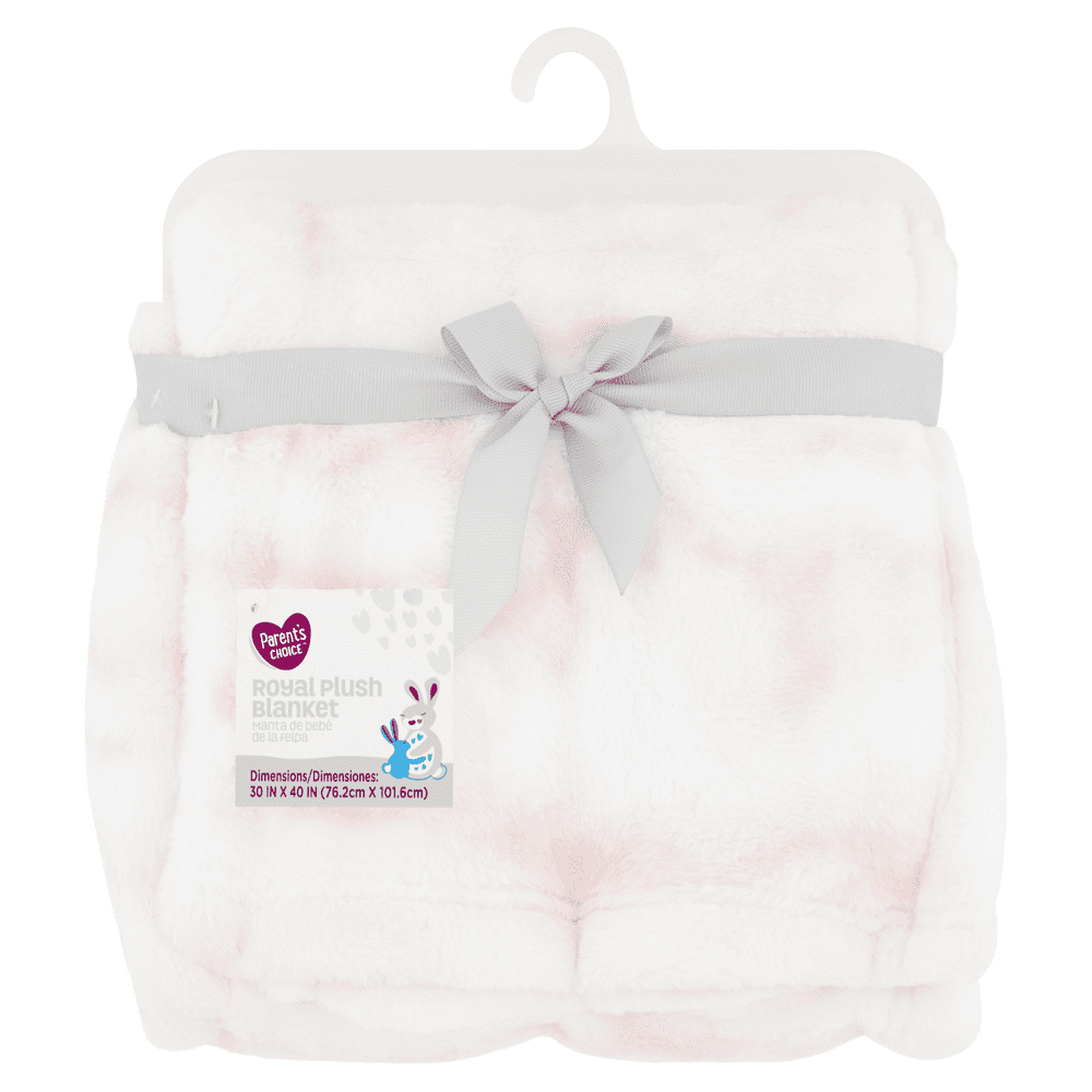 Parent's Choice Cloud Royal Plush Blanket, Pink