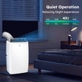 thumbnail image 6 of MF Studio 4-in-1 14000BTU ASHRAE Portable Air Conditioner with Heater, Cooler, Dehumidifier, Fan, Portable AC Unit with APP/Remote Control, Covers up to 700 Sq. Ft, 6 of 11