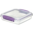 thumbnail image 4 of Sistema Sandwich Box To Go Lunch Box, 450 mL, Colour May Vary, 1 Pack, 4 of 6