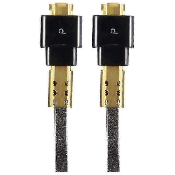 2 escobillas de carbón para motor de aspiradora de 6,5 x 11 x 32 mm - Repuesto duradero para aspiradoras universales