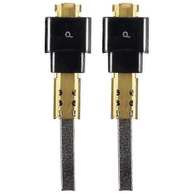 2 escobillas de carbón para motor de aspiradora de 6,5 x 11 x 32 mm - Repuesto duradero para aspiradoras universales