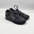 thumbnail image 1 of New Balance Men's Size 11 US VGC 574 Triple Black Suede Lace Up Sneakers Shoes, 1 of 6