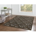 thumbnail image 2 of Linon Elegance England Power Loomed Polypropylene 8'x10' Rug in Brown, 2 of 6