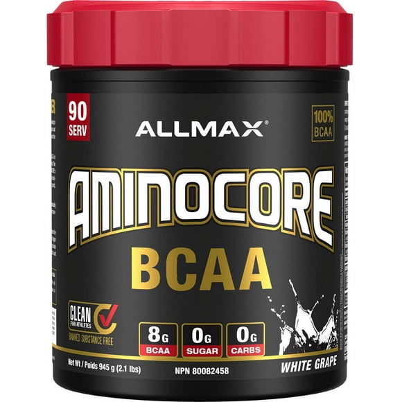 ALLMAX AMINOCORE BCAA (Raisin Blanc - 945 gr)