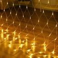 thumbnail image 3 of Guirnalda de luces LED de malla de 1,5x1,5 M, 2x3M/4x6M, 8x10M, guirnalda de luces para ventana, cortina de Navidad, luz de hadas para fiesta de boda y vacaciones, 3 of 4