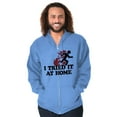 thumbnail image 5 of Tried It Home Nerd Science Project Zip Up Hoodie Men's Women's Brisco Brands 2X, 5 of 5