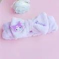 thumbnail image 4 of Sanrio-diademas de felpa de Hello Kitty para niña, bandana de maquillaje Kuromi My Melody, regalos, 4 of 5