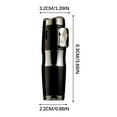 thumbnail image 2 of RnemiTe-amo Mini Plasma Lighter Portable Lighter ，Portable Metal Inflatable Three Direct Charge Lighter Flame Gunmetal Lighterfor Home Kitchen Champagne, 2 of 4