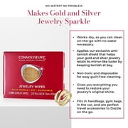 Connoisseurs Jewelry Cleaning Wipes, Gold & Silver, 25 Count
