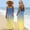 Yellow, variant on Elvqul Sleeveless Dresses for Women Pink Maxi Dresses Summer Pullover Gradient Square Neck Ladies Cami Dresses Beach
