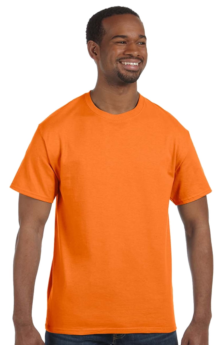 orange t shirt guy