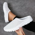 thumbnail image 5 of Wovix Slippers For Women Casual Breathable Lightweight Mesh Plaid Shoes Work Soft Sole Slip-On Mules Footwear Daily Wear, 5 of 9