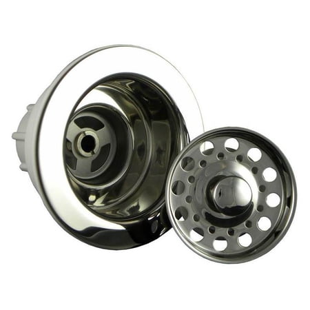 UPC 836868000322 product image for Opella 90066. 045 Kitchen Sink Basket Strainer in Polished Stainless Steel | upcitemdb.com