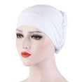 thumbnail image 2 of Visland Women Chemo Cancer Head Hat Beanie Cap Hair Cover Wrap Turban Headwear Muslim Hijab, 2 of 5
