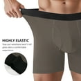 thumbnail image 2 of Protium 6-Pack Men’s Boxer Briefs, Moisture-Wicking Breathable Underwear, S-XXL, 2 of 7