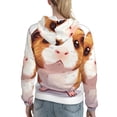 thumbnail image 7 of Cauagu Cartoon Guinea Pig for Women's Hooded Sweatshirts Pullover Hoodie for Women Fall Workout Sweat Long Sleeve Preppy Sweatshirts-Small, 7 of 7