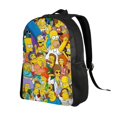 thumbnail image 2 of Simpsons Backpack Unisex Bookbag Rucksack Printing Shoulder Bag Back To School Bag Travel Hiking Daypack, 2 of 8