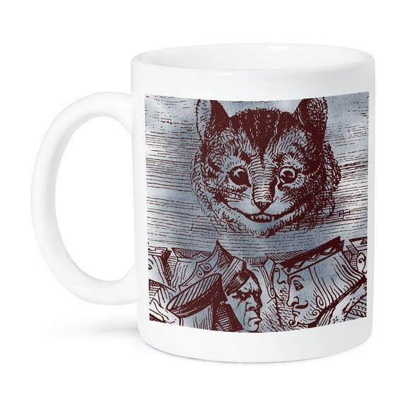 3dRose, Vintage Alice in Wonderland Cat, 15oz Mug