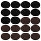 thumbnail image 4 of 10 pares de parches de hierro flocado adhesivo manga ovalada codo rodilla tela reparación DIY decoración (5 pares de negro 5 pares de café), 4 of 5