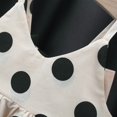 thumbnail image 6 of EnJoCho 2024 Summer Girls Fashion Polka Dot Suspender Dress Bow Sun Hat Set Little Children Girl Trendy Dress Outfits Cute Dresses 18-24 Months, 6 of 9