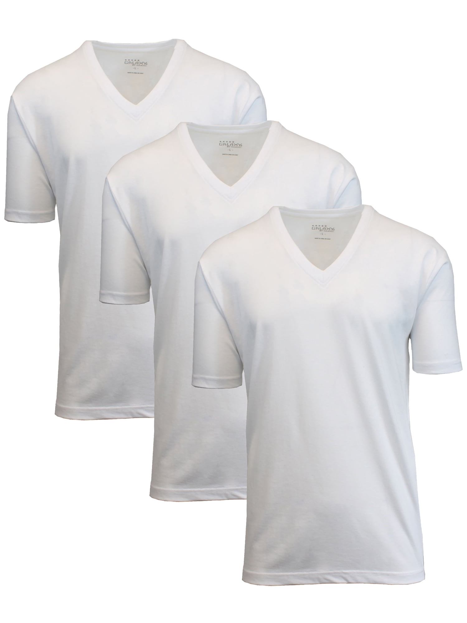 GBH Men's Egyptian Cotton VNeck Cotton Undershirt (3 Pack)
