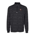 thumbnail image 2 of Men's Cutter & Buck Black Louisville Cardinals Vault Traverse Camo Print Stretch Quarter-Zip Pullover Top, 2 of 3