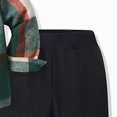 thumbnail image 4 of Zuwimk 2Pcs Kids Boys Sweatsuit Hoodie Flannel Plaid Shirt Tops and Jogger Pants for Kids Fall Winter Spring Outfits(Green,4-5 Years), 4 of 6