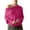 Pink, variant on Alkepwun Women's Off The Shoulder Sweater Solid Color Long Sleeve Oversized Knit Boat Neck Jumper Tops