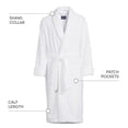 thumbnail image 4 of Lands' End Men's Full-Length Turkish Cotton Terry Bathrobe – 55" Length | Plush, Absorbent, 2 Pockets, Spa Comfort, 4 of 5