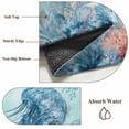 thumbnail image 2 of Coastal Jellyfish Blue Area Rug 5x7 Washable Rug Non Slip Summer Beach Nautical Coral Starfish Large Area Rug Soft Stainresistant Indoor Floor Carpet for Living Room Bedroom Home Office Dining Room, 2 of 8