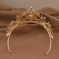 thumbnail image 6 of Yoyauz Women's Gold Crown Crystal Princess Tiara Crystal Queen's Crown Wedding, Bridal Hair Ornament Birthday Prom, Beauty Pageant Party  Barmitzvah Rite of Passage, Photo Props, 6 of 6