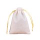 thumbnail image 1 of Qarigey Estuche para joyería Bolsos pequeños con cordón Embalaje Exhibición Goodies Regalos Almacenamiento para teléfonos móviles Ropa, zapatos y accesorios Miscelánea Beige-7*9, 1 of 6