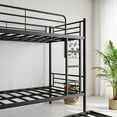 thumbnail image 6 of Twin Size Metal Platform Bed Frame with Trundle, No Box Spring Needed, Black, Bedroom, 6 of 12