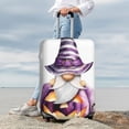 thumbnail image 7 of Susaid Halloween Gnome With Pumpkins Print Elastic Washable Suitcase Cover with Hidden Zipper, Fits 18-32 Inch Luggage for Protection During Travel-X-Large, 7 of 7