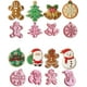 thumbnail image 1 of Cortadores de Galletas Navideños, Set de 7 Moldes con Diseños de Santa, Muñeco de Nieve, Reno, Árbol, Casa de Jengibre, 6.8x5.8x1.2 cm, Plástico Apto para Lavavajillas, 1 of 4