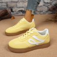 thumbnail image 5 of NOKIO Women's Retro Sneakers Fashion 𝖫a𝖼e Up Athlet𝗂c Shoes Casual Non-S𝗅ip Walking Shoes Lightweight Daily Walking Shoes for Back to College, 5 of 9